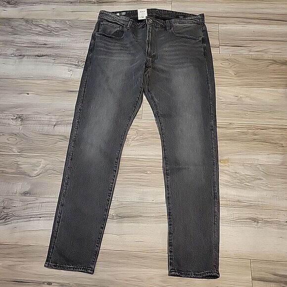 G Star‎ Raw Jeans Mens 38x32 Faded Black Skinny Stretch Denim NWT